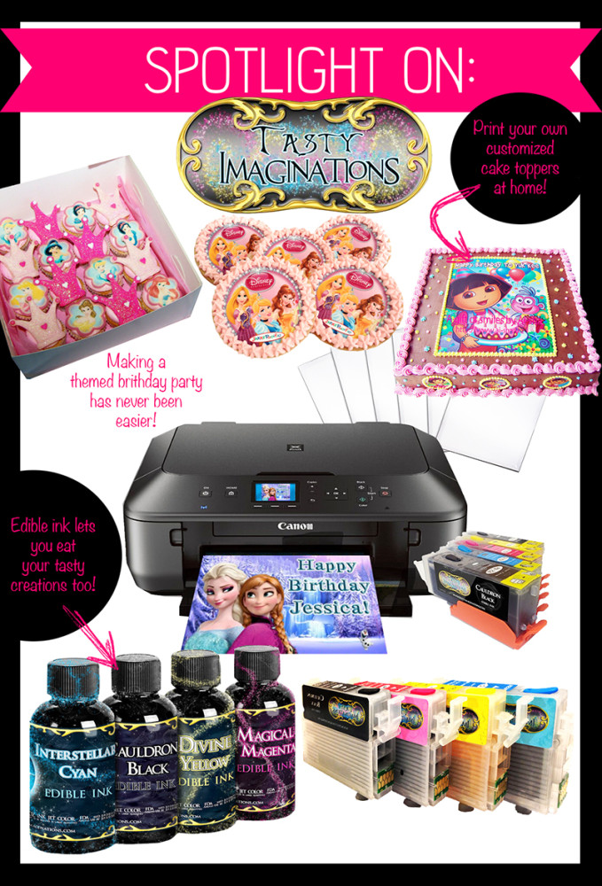 Spotlight On Tasty Imaginations Edible Printing Ink for Cakes