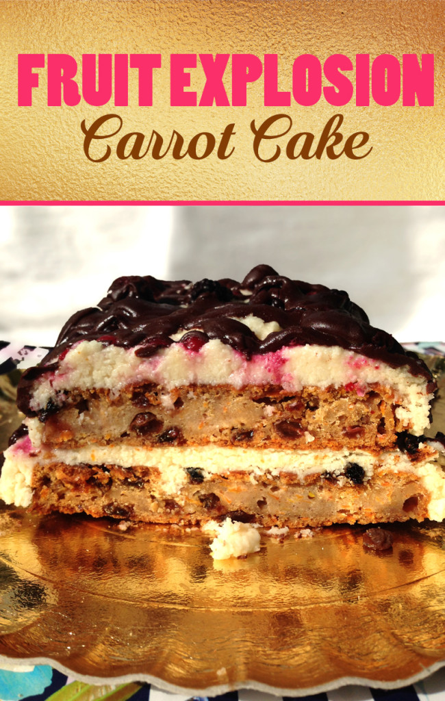 Fruit Explosion Carrot Cake with Coconut Icing - Better Baking