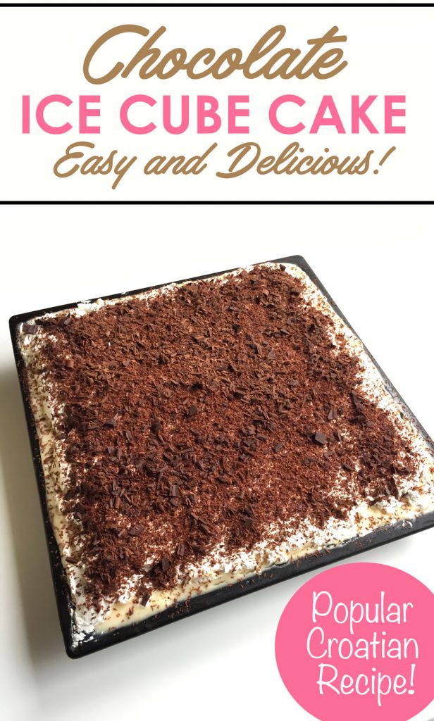 Chocolate Ice Cube Cake Ledene Kocke Better Baking Bible